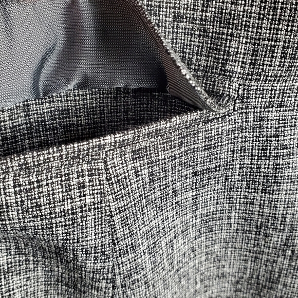 Preston & York Black White Button Down Pockets Suit Jacket Blazer Size 12 - Picture 4 of 10